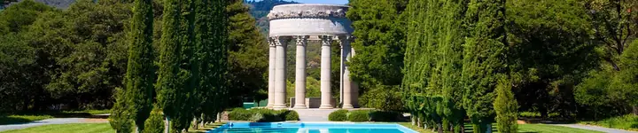 Колоннада Pulgas Water Temple